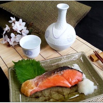 【2ヵ月毎定期便】天然汐紅鮭切り身　半身1枚分全6回