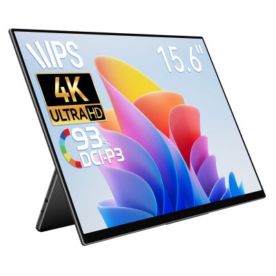 EHOMEWEI モバイルモニター IPS 15.6インチ 4K 光沢 薄型 RQ-156NU