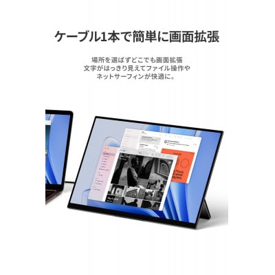EHOMEWEI モバイルモニター IPS 15.6インチ 4K 光沢 薄型 RQ-156NU