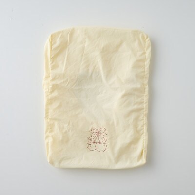 【オフホワイト】袋一体型 ランドセルカバー 撥水 反射板付き