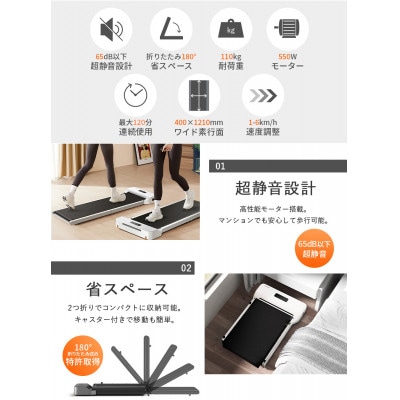 WalkingPad Z1 グレー ルームランナー