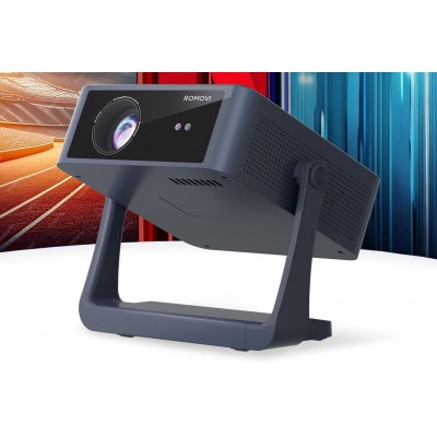 プロジェクター Netflix対応 ROMOVI L3 家庭用 AI自動フォーカス&補正 ブラック