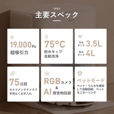 MOVA P50 Pro Ultra ロボット掃除機 ハイエンドモデル ペットモード搭載 全自動