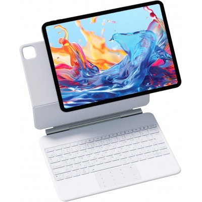 EWIN EW-BK010 12.9/13インチ iPad用ワイヤレスキーボード ホワイト