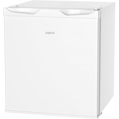 SAMKYO 冷蔵庫 48L 一人暮らし 小型 幅45cm スリム ミニ冷蔵庫 GU40 ホワイト