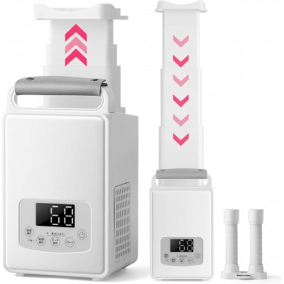 ふとん乾燥機 1秒伸縮パイプ ダニ退治 コンパクト収納 持ち運び便利 布団2組対応 BW109