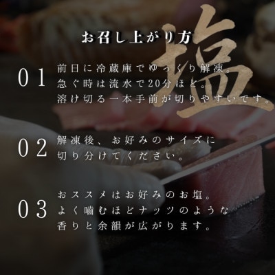 長期かび熟成　かびまぐろ　赤身・中とろ1kg　約500 g×2