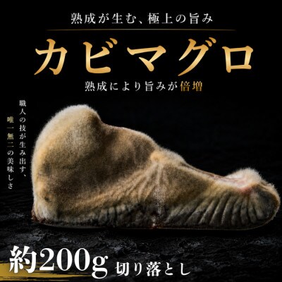 長期かび熟成　かびまぐろ切り落とし約200g