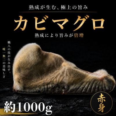 長期かび熟成　かびまぐろ赤身約1000g