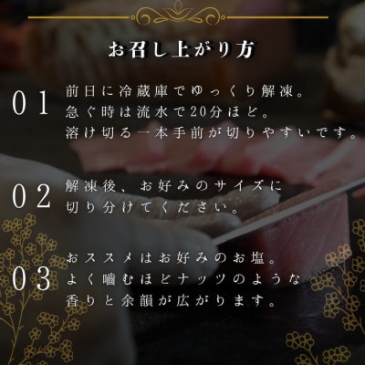 長期かび熟成　かびまぐろ赤身約1000g