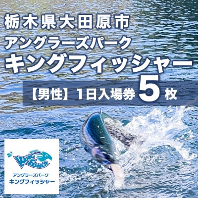 【男性5枚セット】キングフィッシャー1日入場券
