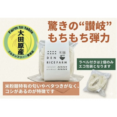 グルテンフリー無添加米麺 120g 10個セット