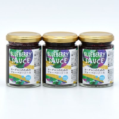 前田農園 ヨーグルトのためのブルーベリーソース3本セット