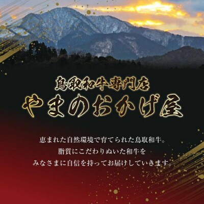 鳥取和牛ロース焼肉(300g)