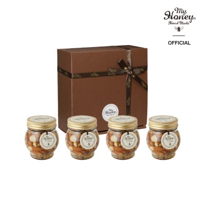 MYHONEY ナッツの蜂蜜漬け200g 4個セット