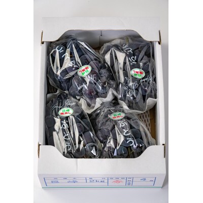 巨峰　鳥取砂丘地産　2kg(4房入り)