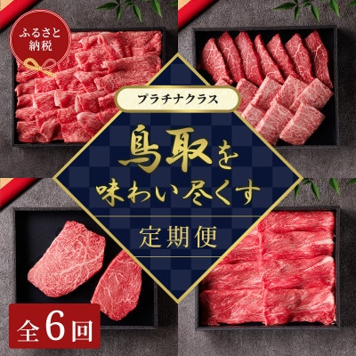 【毎月定期便】【和牛セレブ】鳥取和牛 定期便 「プラチナクラス」全6回
