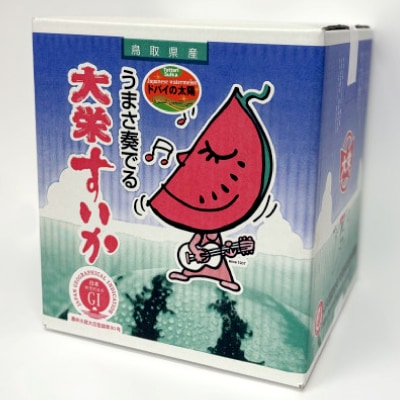 【先行予約】【JA】大栄西瓜『ドバイの太陽』 秀3L×1玉　2026年6月中旬頃～7月中旬頃順次発送