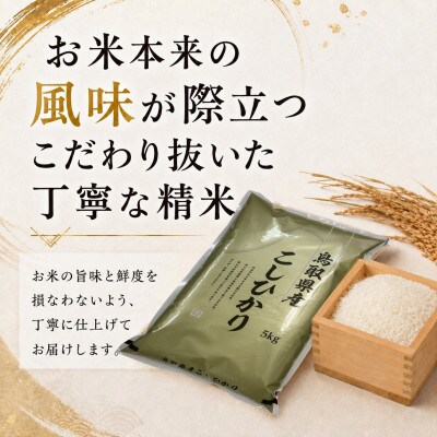 【令和8年産　新米】10月～発送【食味鑑定士厳選】鳥取県産 コシヒカリ5kg(5kg×1袋)