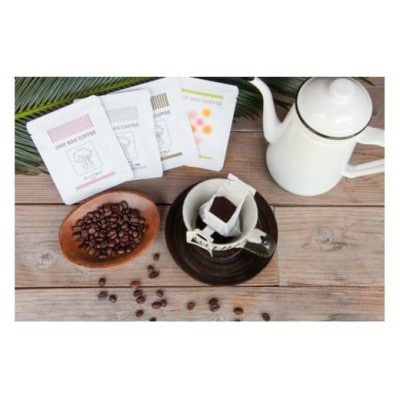 【ギフト用】【自家焙煎】【ドリップバッグ】「豆と麦」人気のコーヒー4種