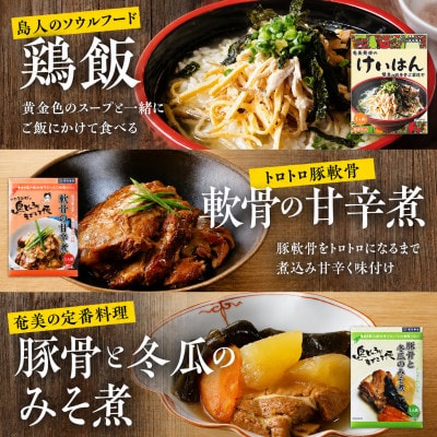 【奄美の伝統・島料理】レトルト11パックセット