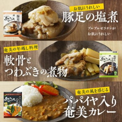 【奄美の伝統・島料理】レトルト11パックセット