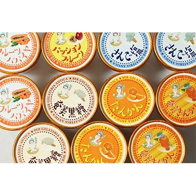 【2022年11月下旬発送】奄美産素材使用ジェラート12個入り