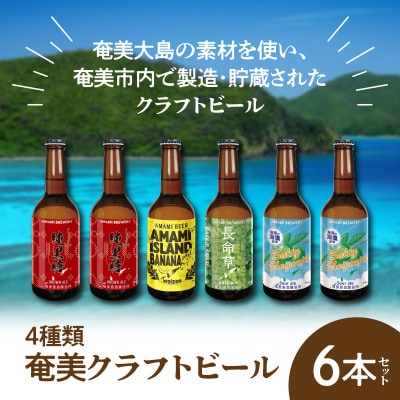 奄美のクラフトビール4種 　飲み比べ6本セット