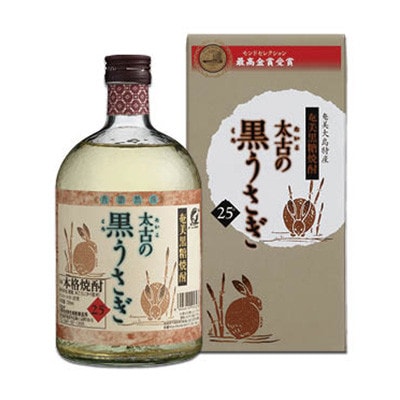 奄美でしか造れない黒糖焼酎 太古の黒うさぎ 25度 720ml瓶×1本 (箱入)