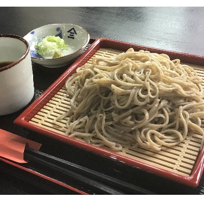 青木村　タチアカネ　蕎麦屋やまさん　生蕎麦　汁付き(3人前)