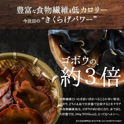 地の利を生かした沖永良部産 恵のきくらげ(ボイル済・乾燥セット)