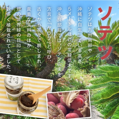沖永良部島の伝統的な発酵調味料「奄美そてつ味噌130グラム」3個セット