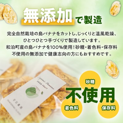 【先行受付】島バナナ農家が本気で作る完全自然栽培の島バナナドライフルーツ30g×5袋