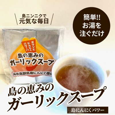 島ニンニクパワー! 島の恵みのガーリックスープ