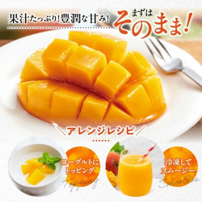 【2026年先行受付】甘い香りの贈り物!山下農園の完熟アップルマンゴー 1kg(2～3玉)