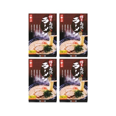 【小竹町】やまや 博多長浜ラーメン 3食入×4箱