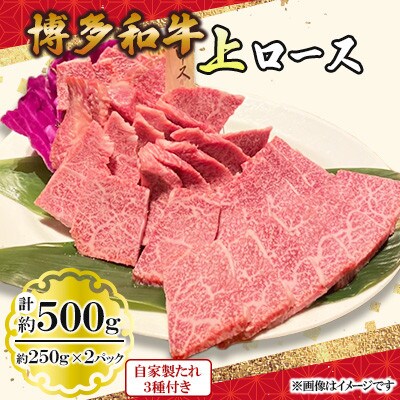 博多和牛 上ロース500g(250g×2パック)(小竹町)