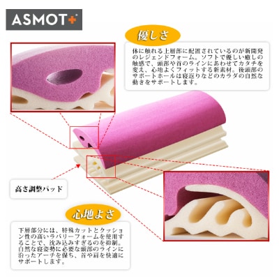 ASMOT×KURABO　スリープマージピロー