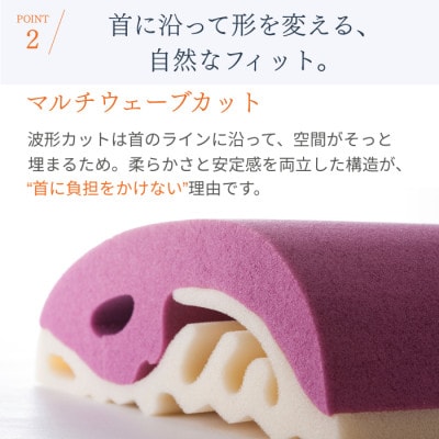 ASMOT+　スリープマージピロー【グレー】4段階の高さ調整/高さがわかる測定器付/ワイドサイズ　