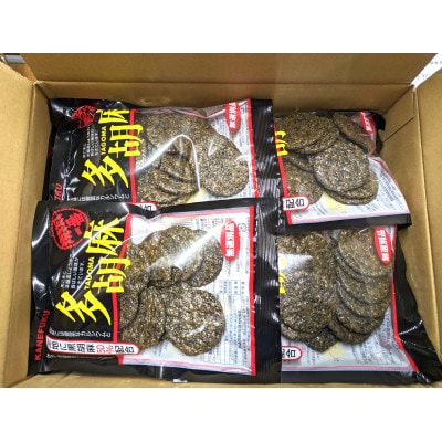 多胡麻　黒胡麻せんべい　90g　×　12袋