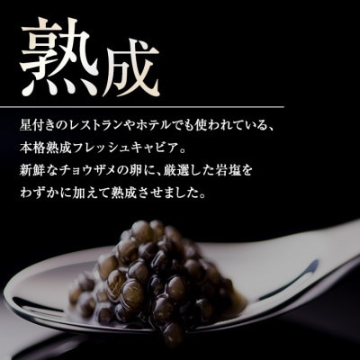 訳あり 本格熟成キャビア 宮崎産キャビア 20g【お試し・簡易パッケージ】(日南市)