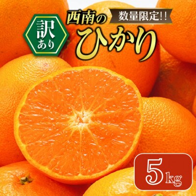 【年内発送】訳あり 西南のひかり 計5kg 希少