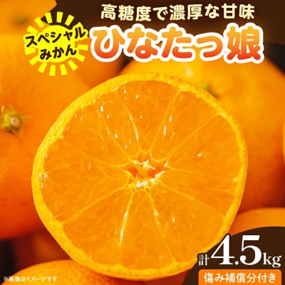 スペシャルみかん ひなたっ娘 計4.5kg 傷み補償分付き