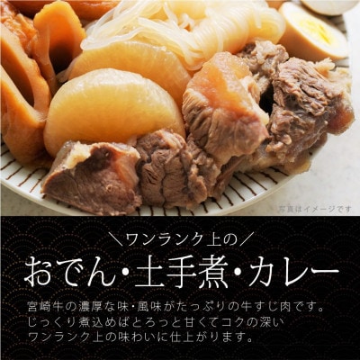 宮崎牛すじ1kg(500g×2)(日南市)