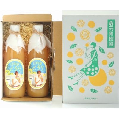 宮崎生まれ 日向夏とろり(濃縮タイプジュース)500ml2本セット