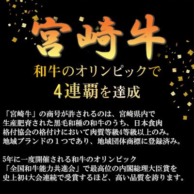 【2025年3月中旬発送】宮崎牛 A4～A5 モモスライス 合計1kg(500g×2)