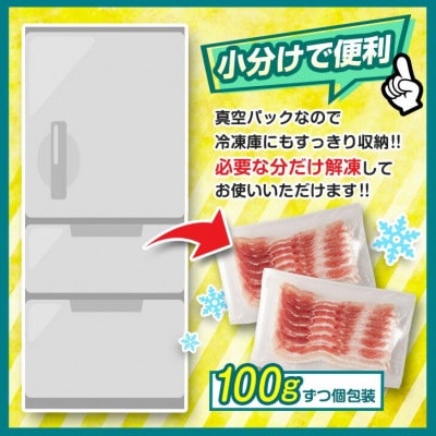 ≪数量限定≫豚しゃぶしゃぶ3種食べ比べセット(合計1.2kg)(日南市)