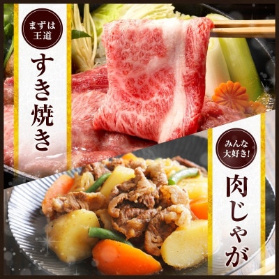 宮崎牛 霜降り スライス 計1kg 肉質等級4等級以上(日南市)