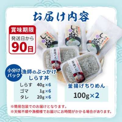 豊後の海の風味　口いっぱいに広がる新鮮な味わい　漁師のぶっかけしらす丼&釜揚げちりめん