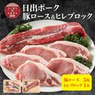 【日出ポーク】豚ロース100g×5枚+ヒレブロック1本